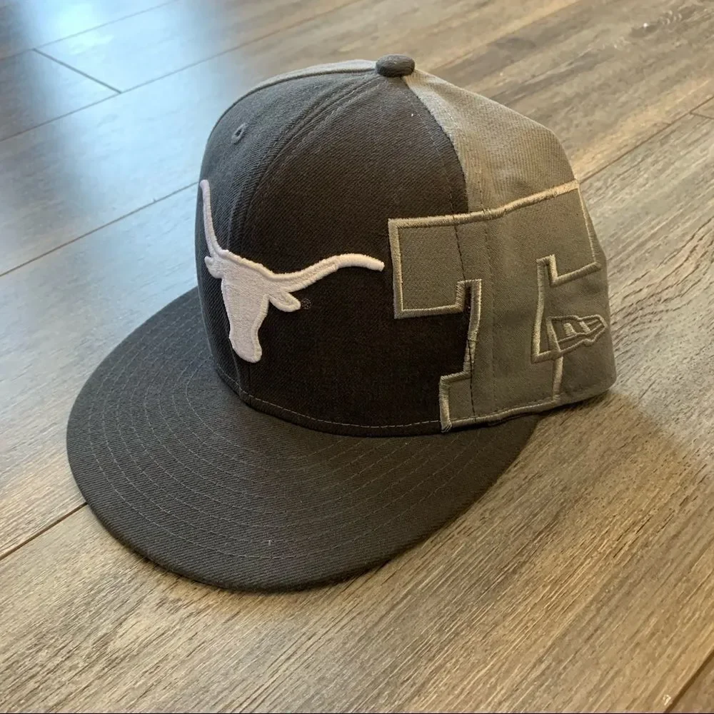 New Era 59FIFTY Texas Longhorns Gray Cap
